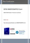 Pass SPSS IBMSPSSMPRO Exam 
