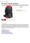 Tyr Convoy Transition Backpack