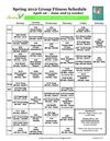 Spring 2012 Group Fitness Classes