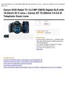 Canon EOS Rebel T3 12.2 MP CMOS Digital SLR With 18-55Mm IS II Lens + Canon EF 75-300Mm F 4-5.6 III Telephoto Zoom Lens