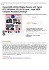 Canon EOS 60D SLR Digital Camera With Canon EF-S 18-200Mm F 3.5-5.6 IS Lens + Huge 32GB Complete Accessory Package