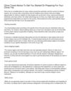 China Travel Advice To Get You Started On Preparing For Your China Trip