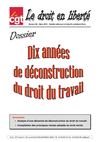 Déconstruction du droit du travail depuis 2002