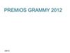 Premios grammy 2012