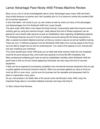 Lamar Advantage Pace Nicely 4450 Fitness Machine Review