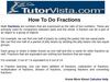 How To Do Fractions