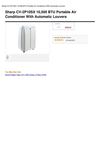 Sharp CV-2P10SX 10,500 BTU Portable Air Conditioner With Automatic Louvers