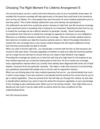 Choosing The Right Moment For Lifetime Arrangement S