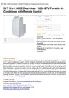 SPT WA-1140DE Dual-Hose 11,000-BTU Portable Air Conditioner With Remote Control