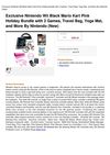 Exclusive Nintendo Wii Black Mario Kart Pink Holiday Bundle With 2 Games, Travel Bag, Yoga Mat, And