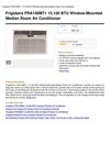 Frigidaire FRA156MT1 15,100 BTU Window-Mounted Median Room Air Conditioner