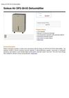 Soleus Air DP2-30-03 Dehumidifier
