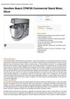 Hamilton Beach CPM700 Commercial Stand Mixer, Silver