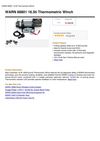 WARN 68801 16.5Ti Thermometric Winch