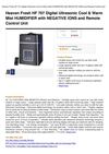 Heaven Fresh HF 707 Digital Ultrasonic Cool & Warm Mist HUMIDIFIER With NEGATIVE IONS And Remote Control Unit