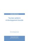 Forum International du tourisme solidaire en PACA 2003