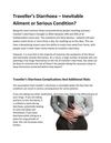 Travellers Diarrhoea Inevitable Ailment or Serious Condition