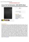 Amana Tall Tub Dishwasher, ADB1400PYB, Black