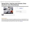 Waring PJC44 - Pulp-Free Juice Extractor, Citrus Attachment, Quite White Stainless
