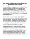 Basic Responses In Common-Sense Practices Regarding study Spanish language around Argentina. 