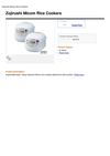 Zojirushi Micom Rice Cookers