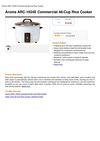 Aroma ARC-1024E Commercial 48-Cup Rice Cooker