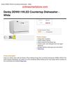 Danby DDW611WLED Countertop Dishwasher - White