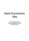 Cuadros Serie Economica