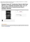 Designer Series 30 Combination Electric Wall Oven With 4.2 Cu. Ft. Capacity Convection Oven 1.5 Cu. Ft. Capacity...