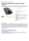 Tekonsha Prodigy P2 Brake Control For Toyota Vehicles
