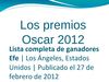 premios Oscar 2012
