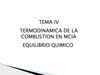 MCIA TEMA III B Equilibrio Químico