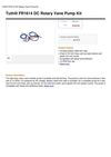 Tuthill FR1614 DC Rotary Vane Pump Kit