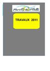 TRAVAUX annee 2011