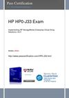 Pass HP HP0-J33 Exam 