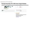 Florida Pneumatic FP-716P 8-Inch Angle Polisher