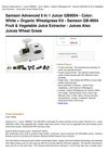Samson Advanced 6 In 1 Juicer GB9004 - Color White + Organic Wheatgrass Kit - Samson GB-9004 Fruit &