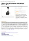 Vitamix 1709 CIA Professional Series, Brushed Stainless Finish