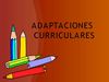 Adaptaciones Curriculares