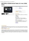 MOTOROLA XOOM Android Tablet