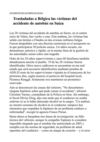 documento con información accidente del autobús en Bélgica 