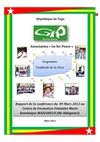 CONFERENCE DEBAT SUR LES ENJEUX DE LA PAIX