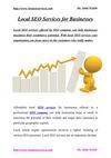 Local SEO Services for Businesses