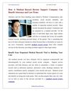 How A Medical Record Review Support Company Can Benefit Attorneys and Law Firms