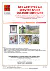 Des artistes au service d'une culture commune