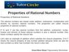 Properties of Rational Numbers