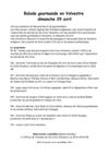 Programme Balade Gourmande 