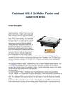 Cuisinart By Griddler