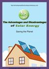 The Advantages and Disadvantages of Solar Energy - Saving the Planet