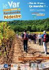 Affiche semaine varoise de la randonnée pédestre 2012 Var Tourisme